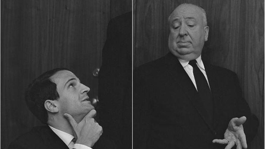 François Truffaut y Alfred Hitchcock.
