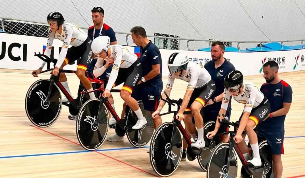 El cuarteto junior español bate otro récord.