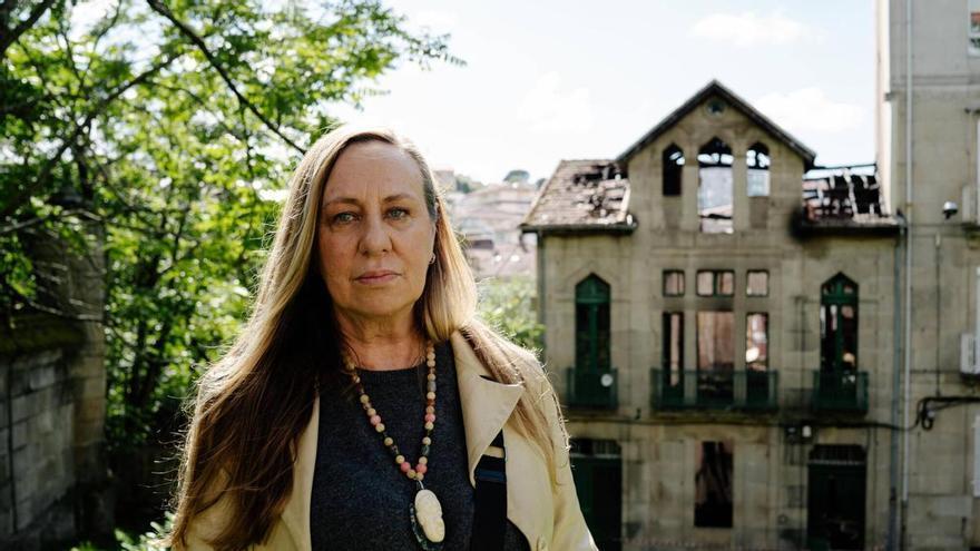 Lucila Vázquez-Gulías, la nieta del arquitecto que diseñó la Casa de Baños de Ourense: «El incendio es la crónica de una muerte anunciada, el Concello ha sido negligente»