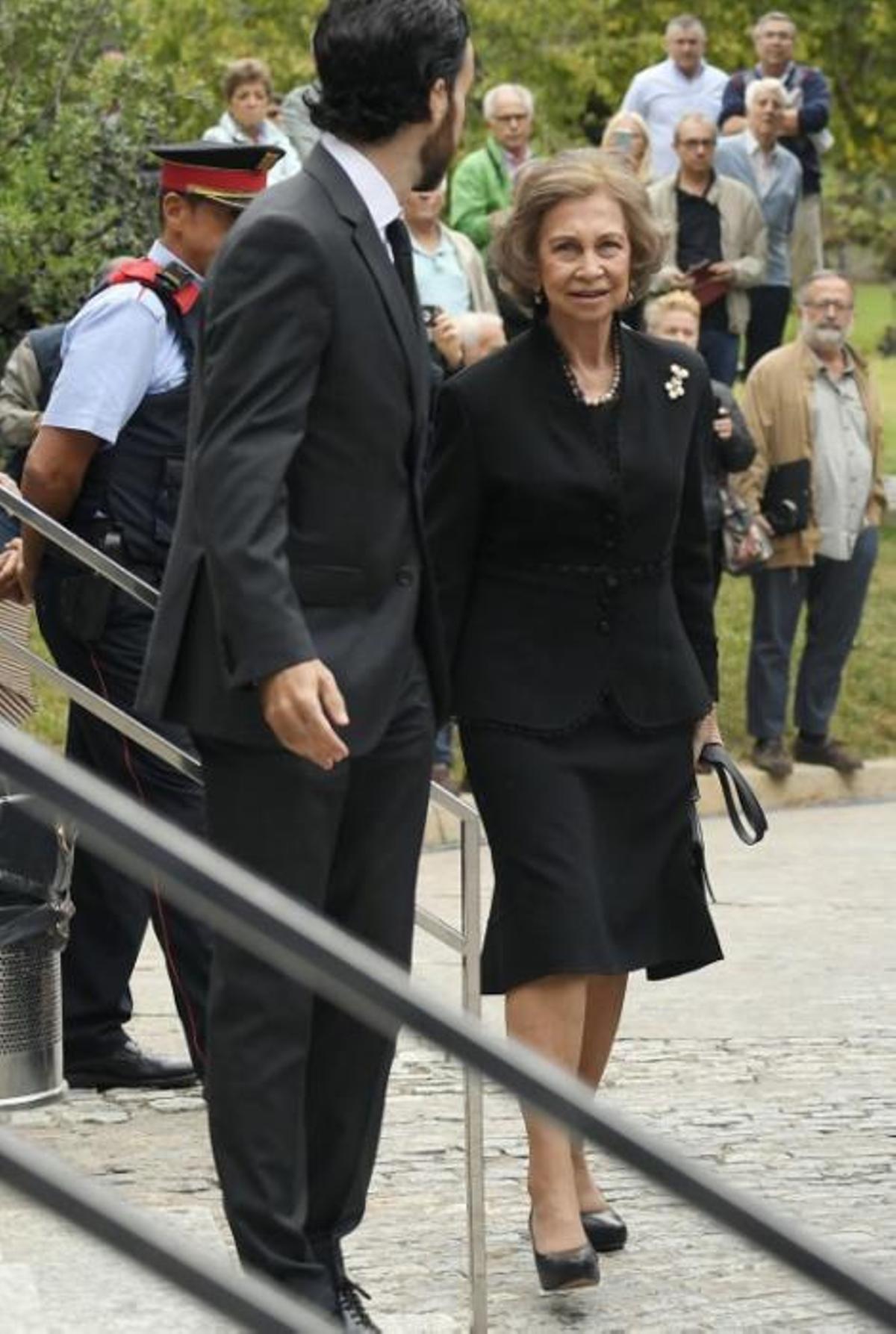 Familiares y amigos despiden a Montserrat Caballé