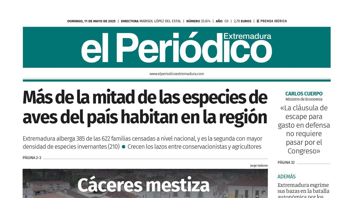 Consulta la portada correspondiente al día 11 de mayo de 2025
