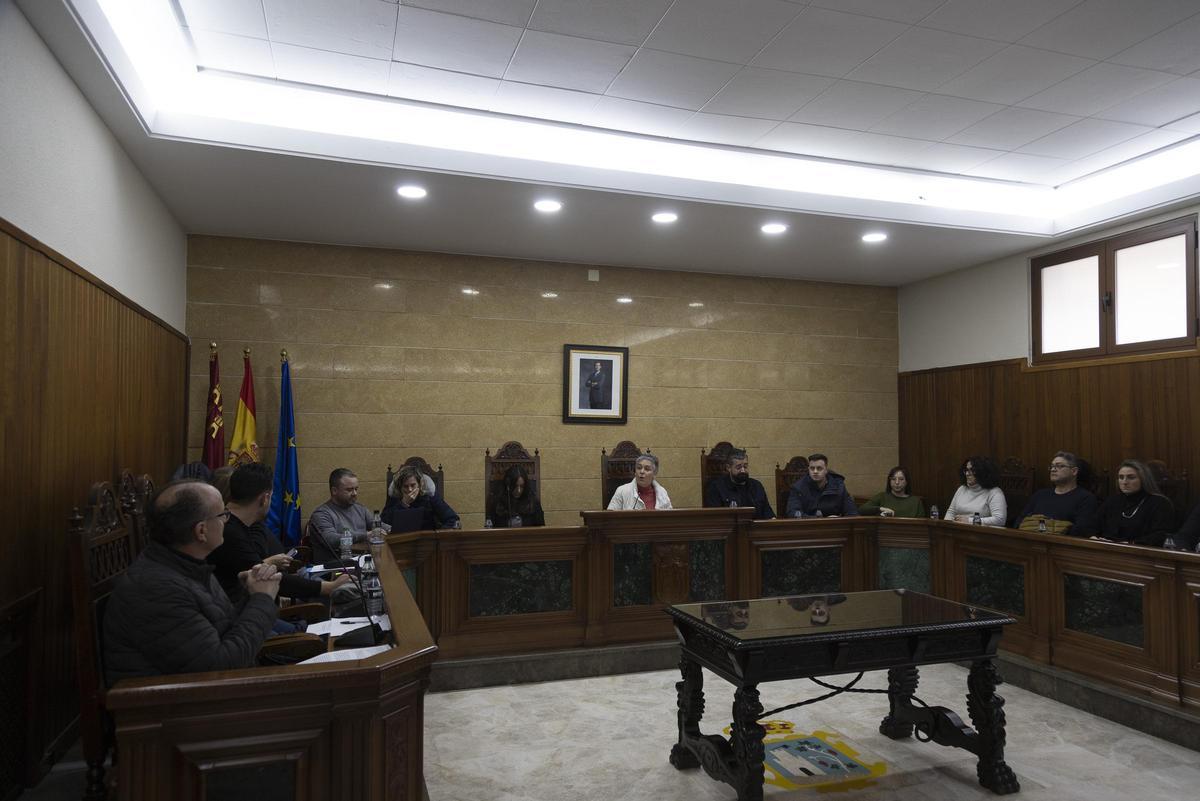 Sesión plenaria extraordinaria celebrada en Calasparra