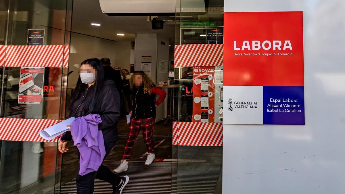 La oficina de Labora en Benalúa.