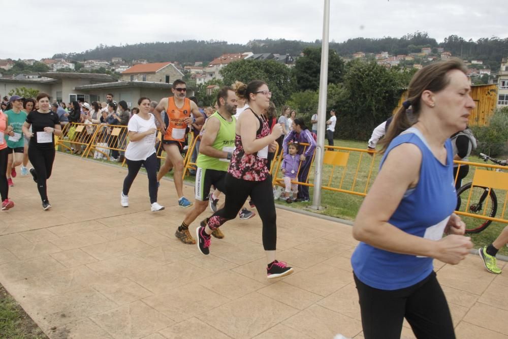 Medio millar de personas se dieron cita en el cross escolar de Domaio, el más antiguo de la comarca