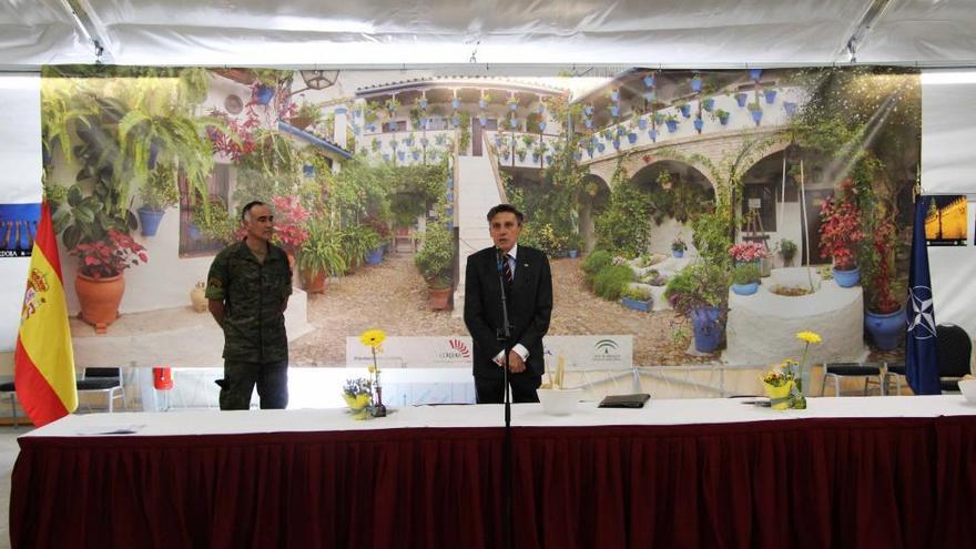 La Brigada de Cerro Muriano exporta el mayo cordobés a la base de la OTAN en Letonia