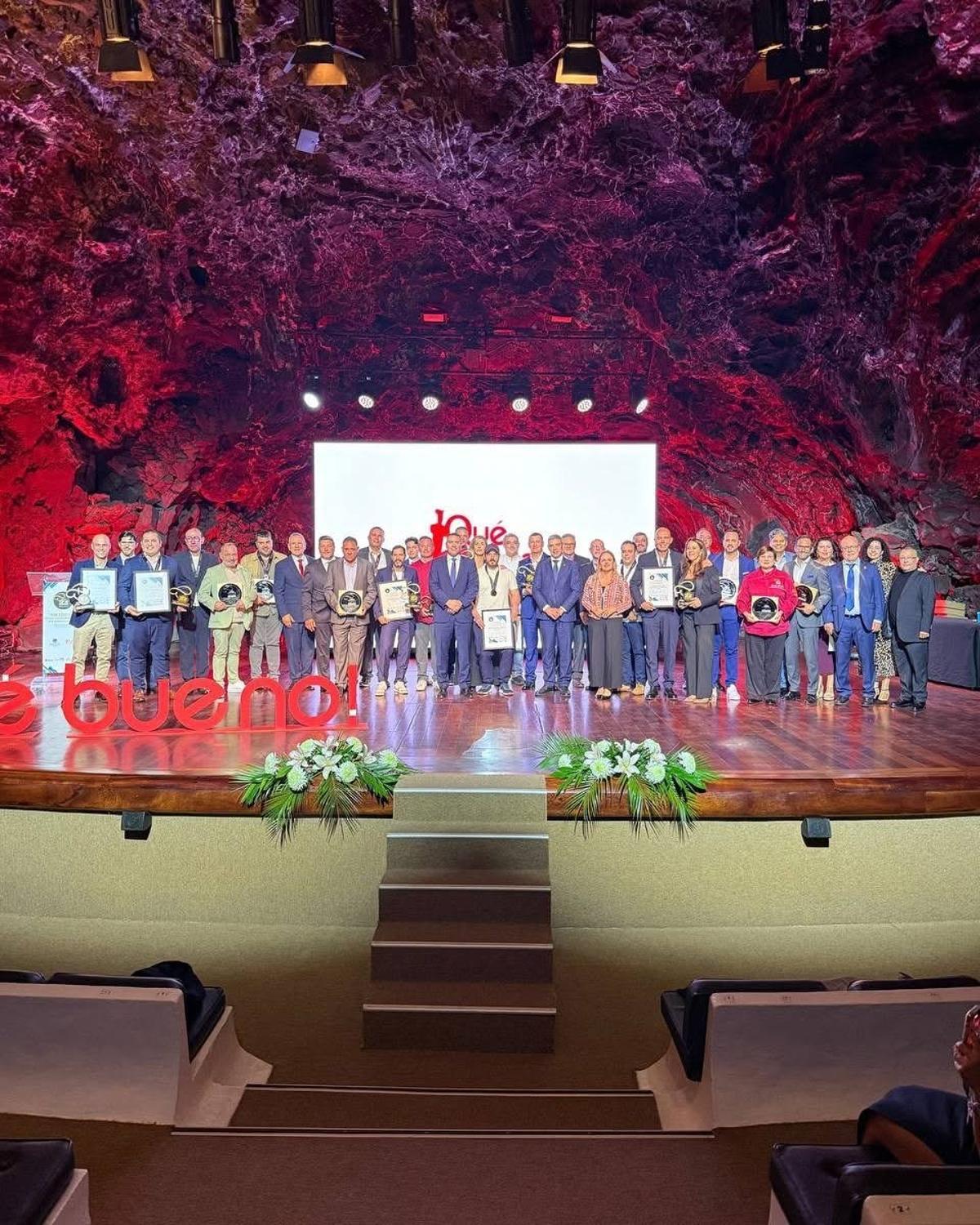 Premios celebrados en el imponente auditorio “Los Jameos del Agua”, en la isla lanzaroteña,