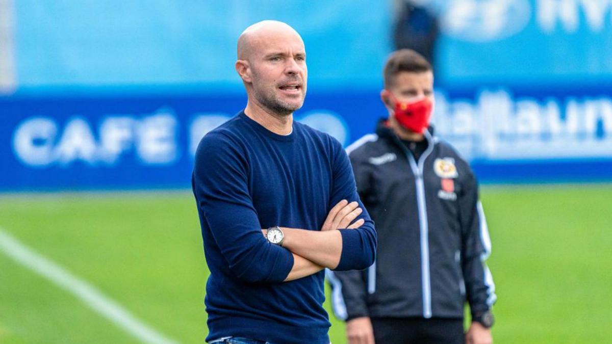 Calm en la banda del Estadi Balear el pasado domingo. | ATLÉTICO BALEARES