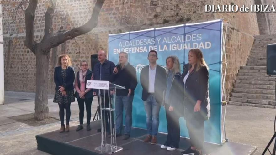 VÍDEO | Concentración del PP en Ibiza