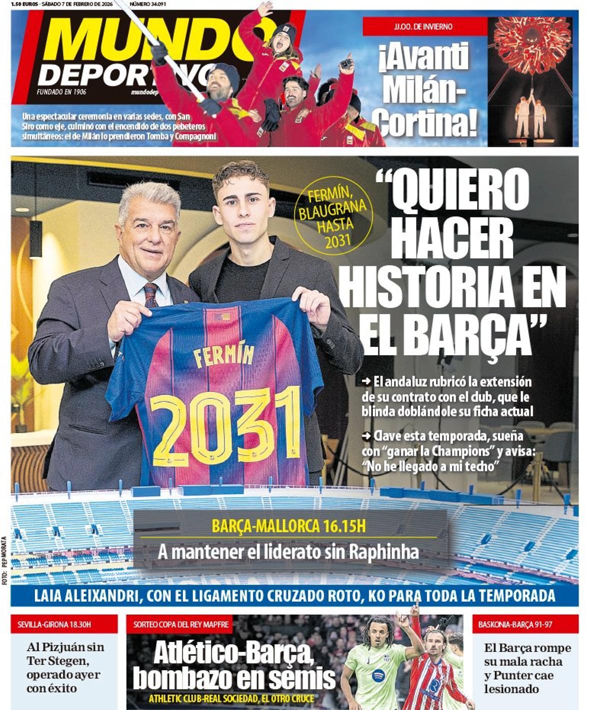 Las portadas de la prensa deportiva de hoy