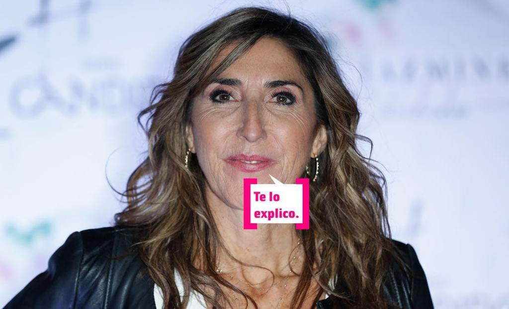 Paz Padilla en un photocall en Madrid