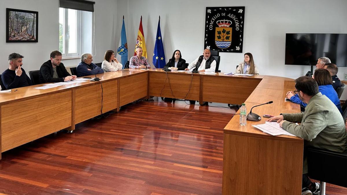 El pleno de Abegondo.