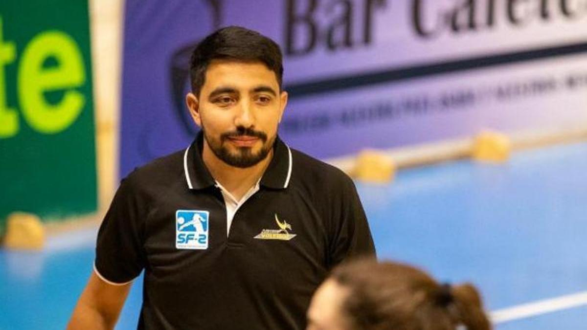 Renzo Sánchez, entrenador del Aguere.