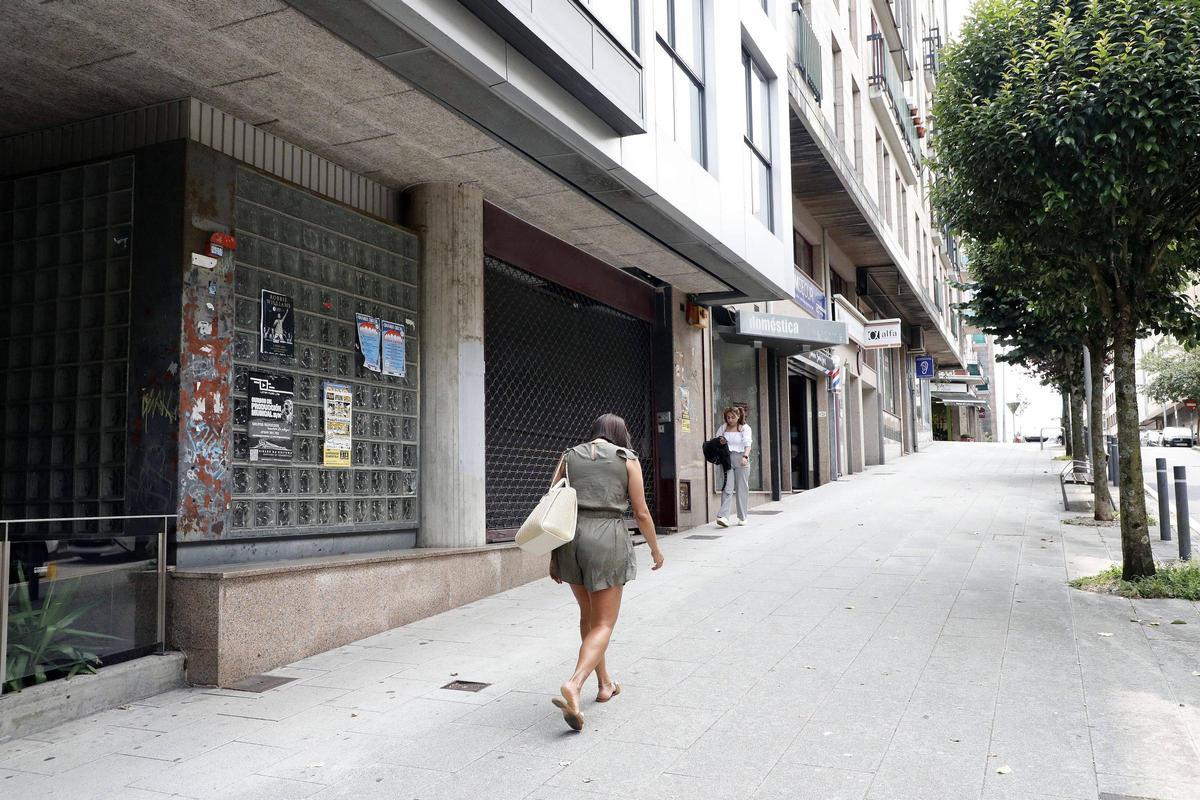 Antigo local da Tesouraría da Seguridade Social en San Pedro de Mezonzo