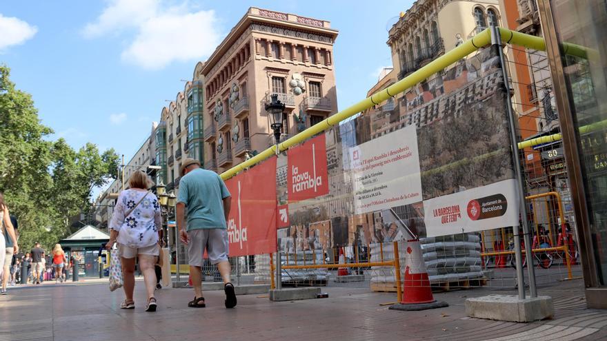 Empieza la fase principal de la reforma de La Rambla