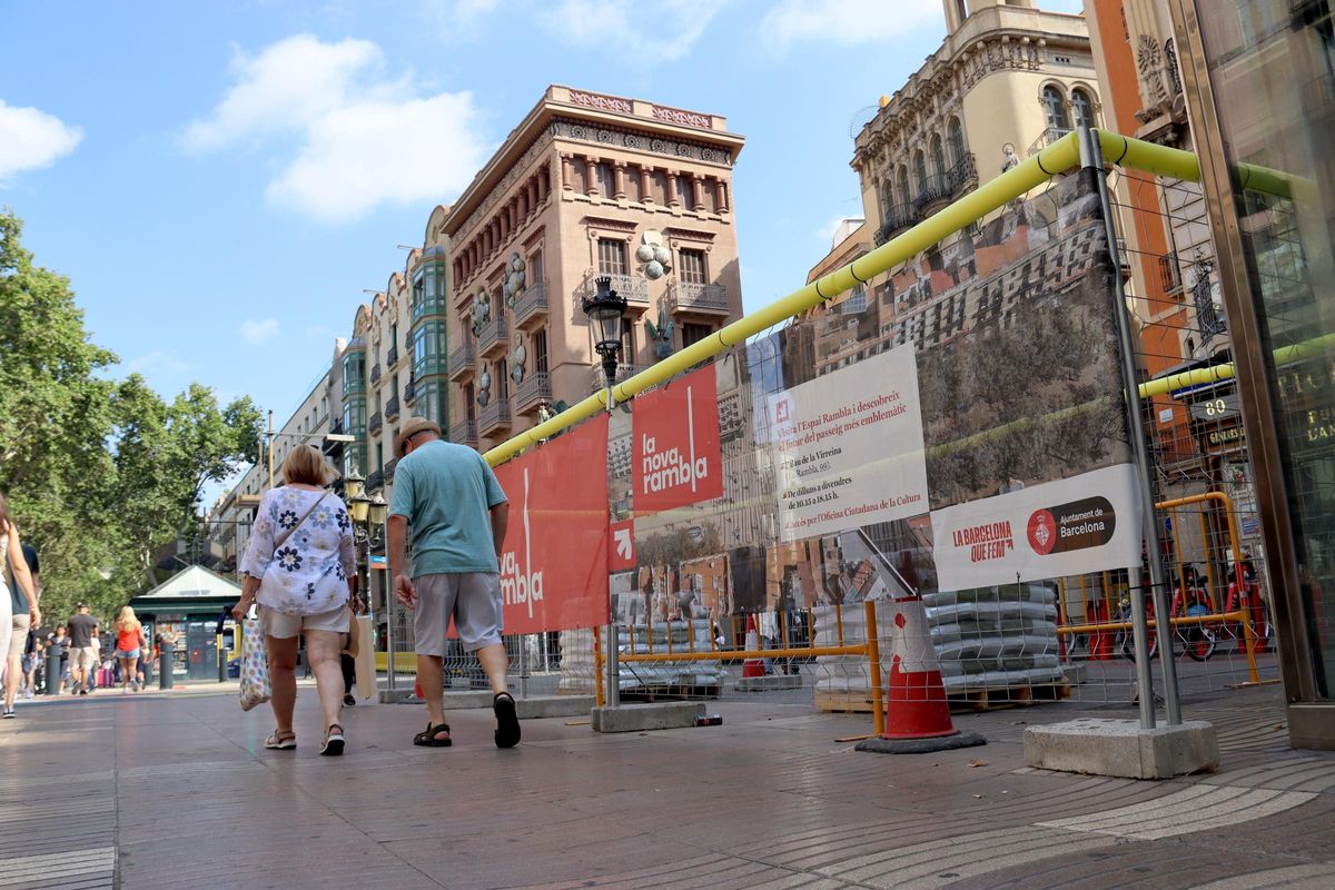 Empieza la fase principal de la reforma de La Rambla