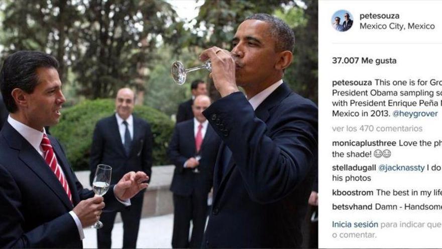 Imagen a imagen, el fotógrafo de Obama deja en evidencia a Trump en Instagram