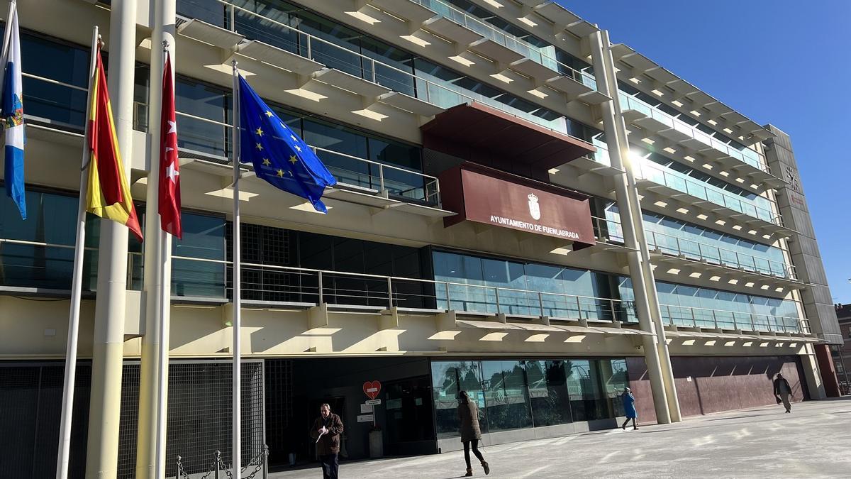 Fachada del Ayuntamiento de Fuenlabrada.