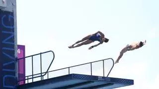 Carlos Camacho suma su tercera medalla tras colgarse la plata en plataforma 10 metros