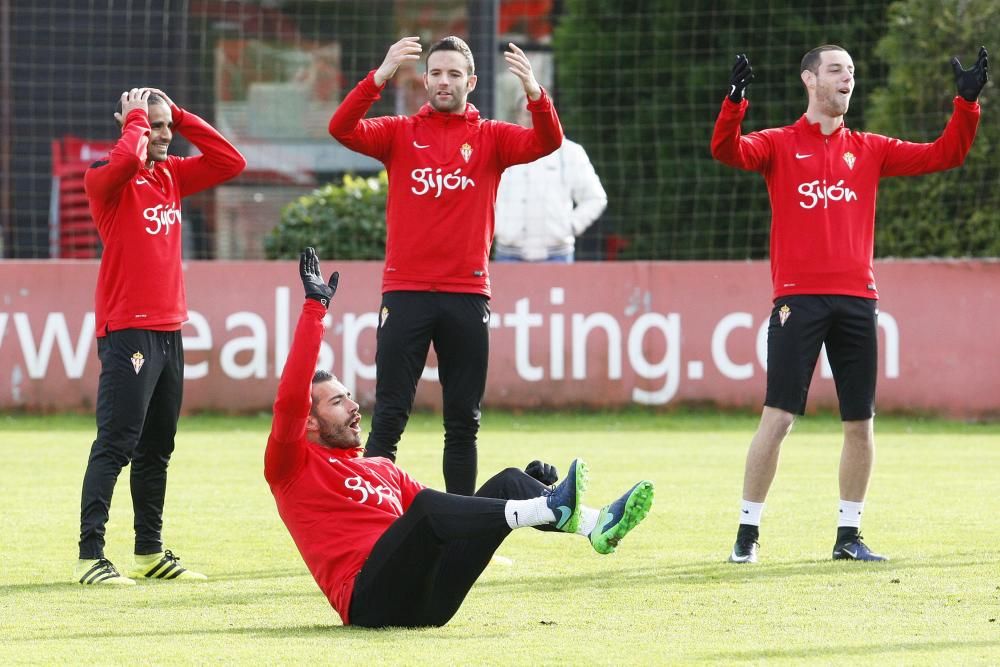 Entrenamiento del Sporting