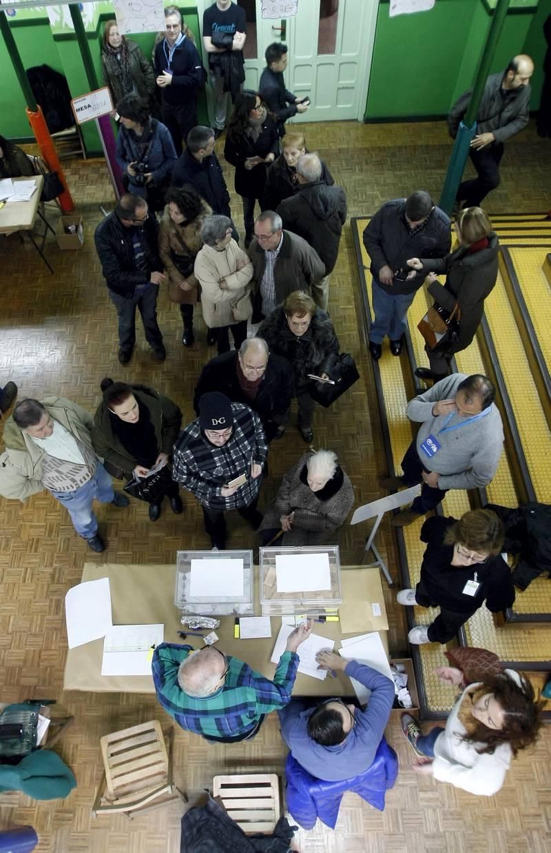 Jornada electoral en Zaragoza