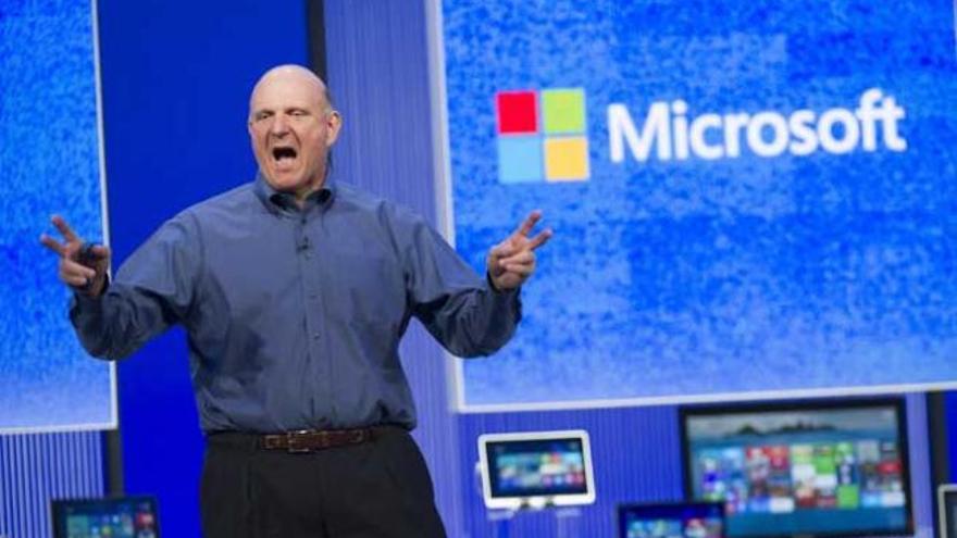 Steve Ballmer presentó el nuevo Windows 8.