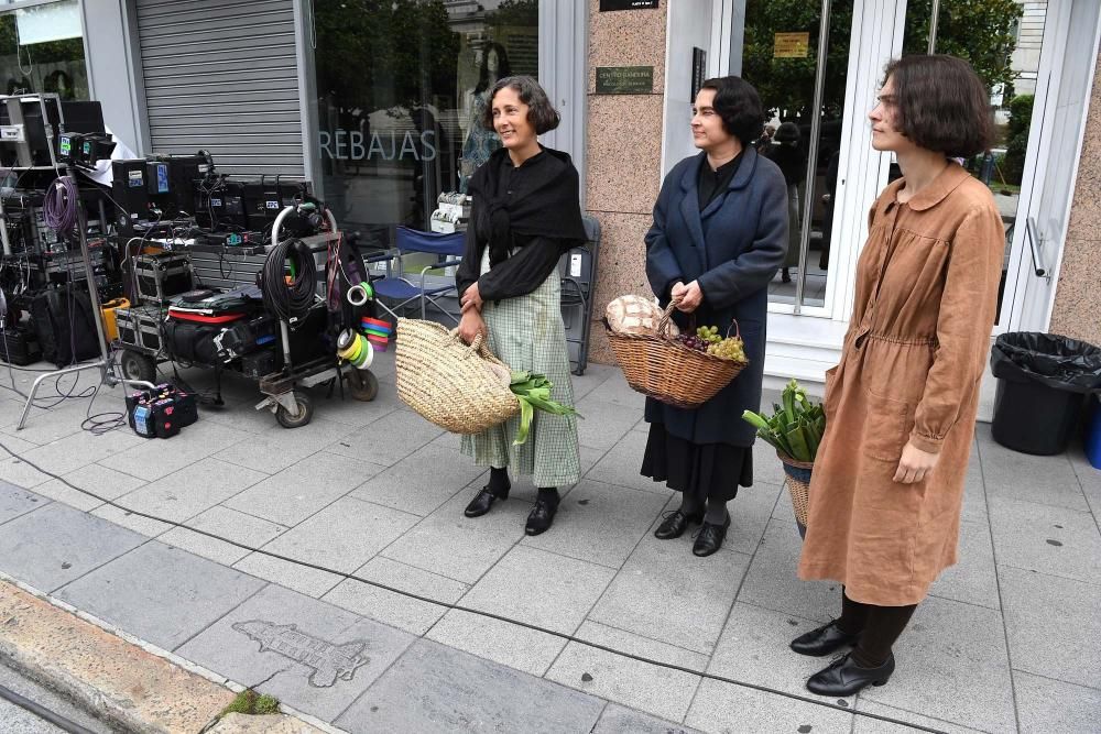 Rodaje de ''La sombra de la ley'' en A Coruña