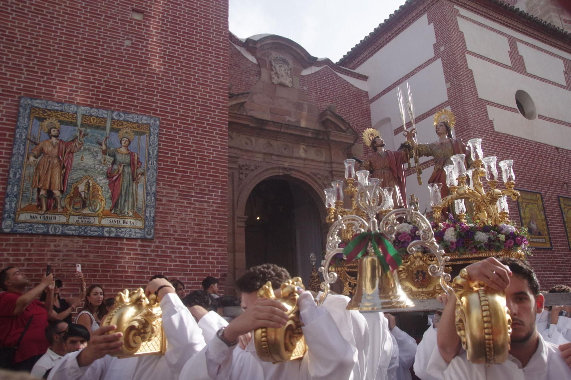 Procesión de los Patronos de Málaga 2025