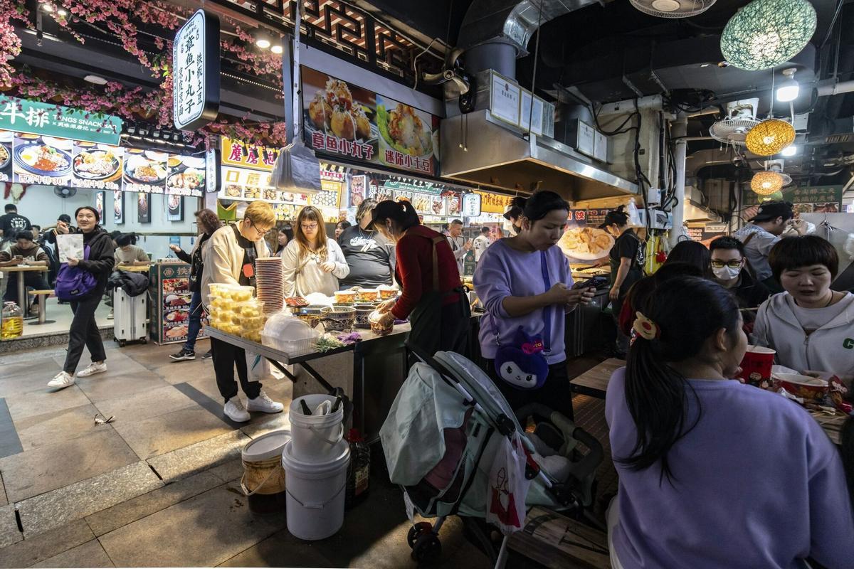 Mercado de Jiuxia en Shenzhen, China