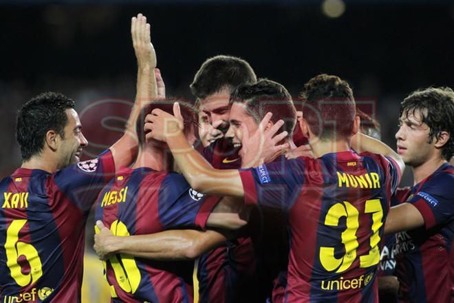 Barça,1 - APOEL de Nicosia,0