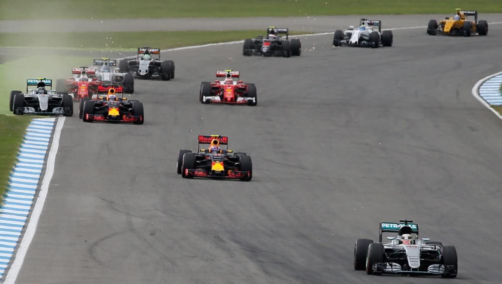 Las mejores imágenes del GP de Alemania de F1.