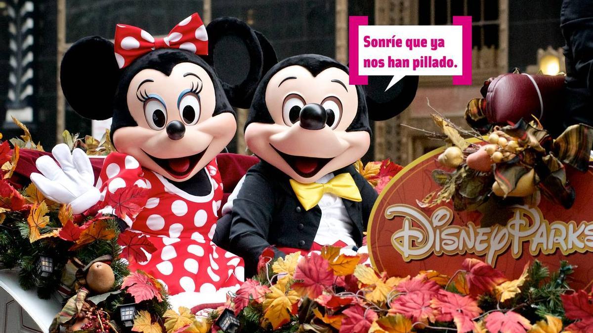 Mickey y Minnie Mouse