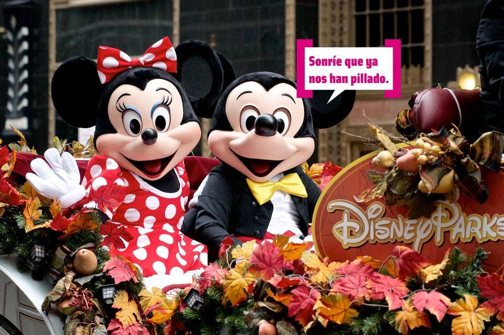 Mickey y Minnie Mouse