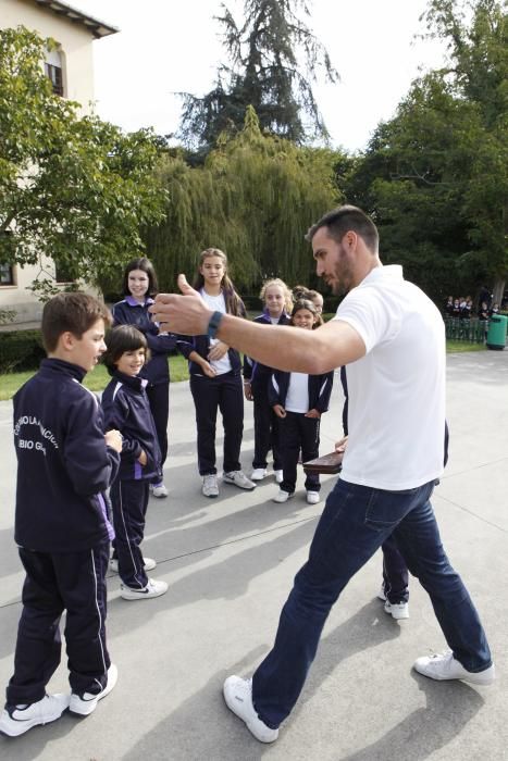 Encuentro del medallista olímpico, Saúl Craviotto, con alumnos del Colegio La Asunción