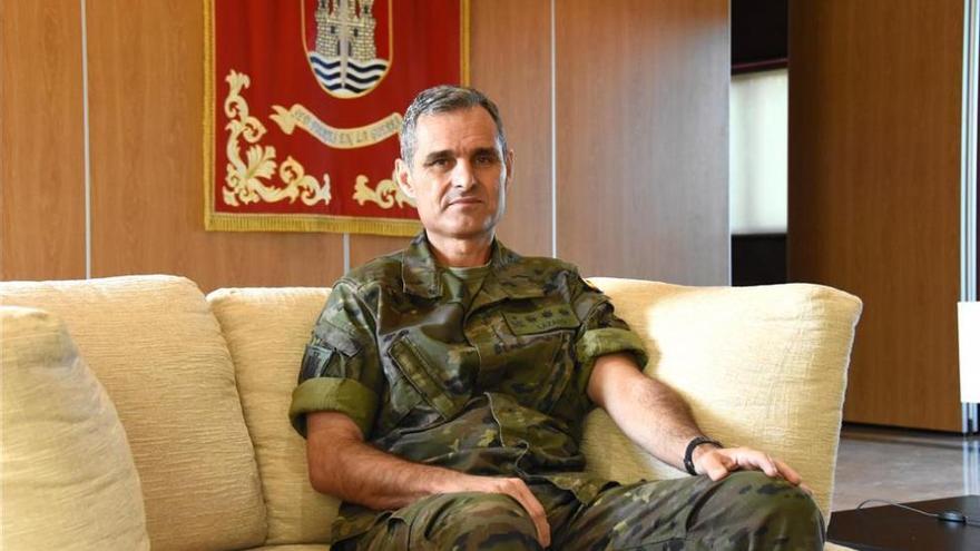 El general Aroldo Lázaro, nuevo jefe de la Brigada de Cerro Muriano