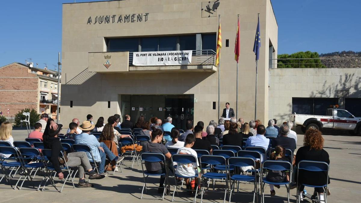 El Pont ret homenatge als tres alcaldes víctimes del franquisme en un acte institucional