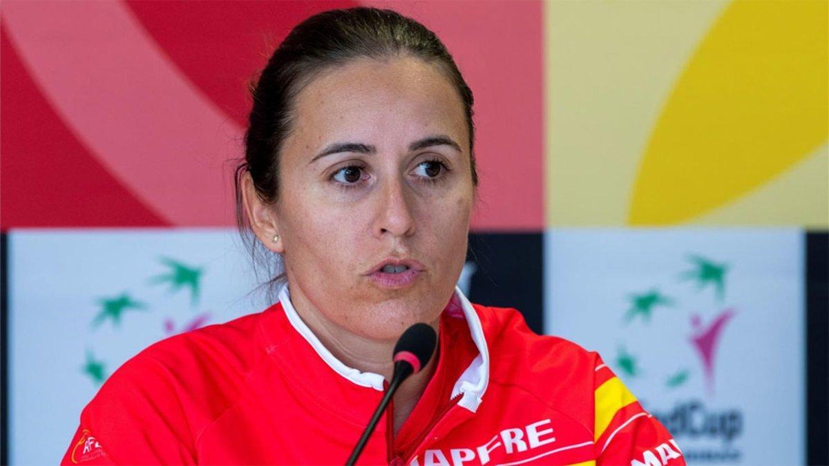 Anabel Medina, capitana española de Fed Cup
