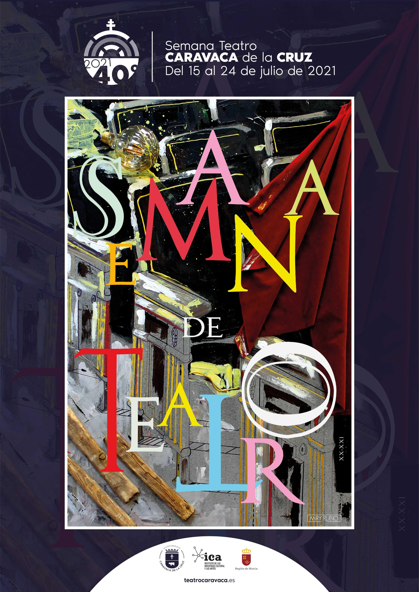 Cartel Semana de Teatro en Caravaca