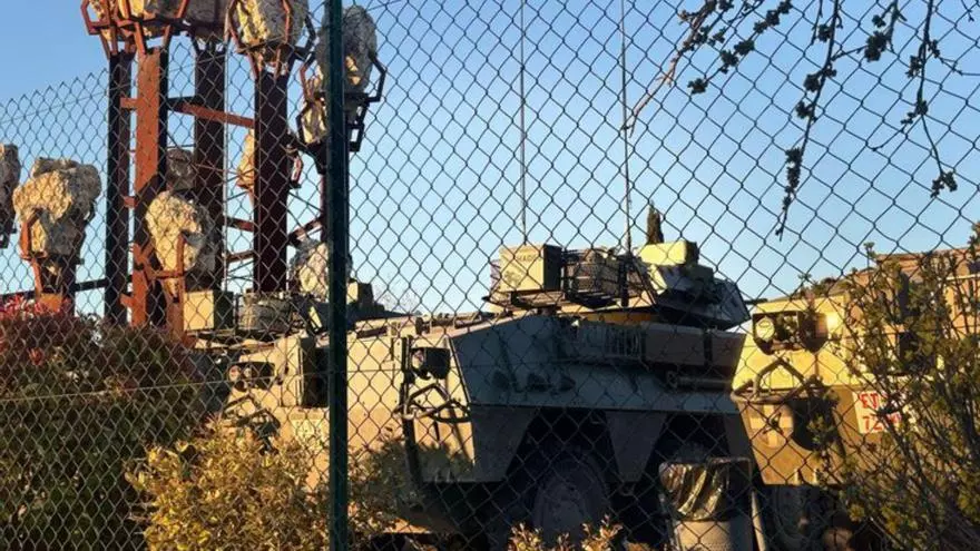 El Ejército de tierra realiza maniobras en Lécera