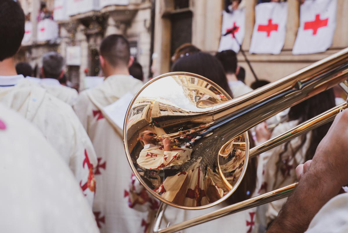 Les societats musicals protagonistes a les entrades i actes de Sant Jordi als Moros i Cristians d’Alcoi.
