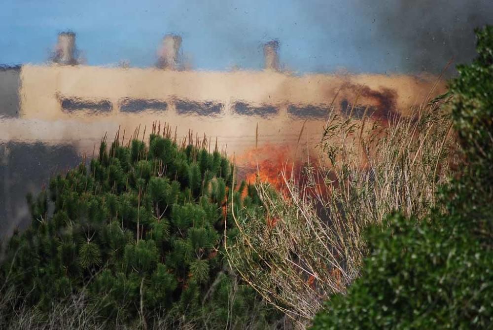 El incendio estuvo controlado alrededor de las 16:00 horas