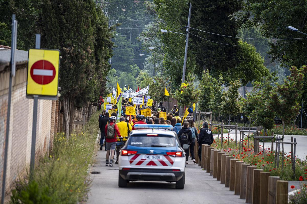 Les fots de la jornada de vaga dels docents a la Catalunya central aquest dijous