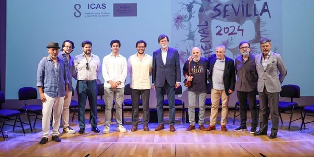 Presentación de la programación de guitarra de La Bienal de Flamenco de Sevilla en el Espacio Turina este jueves.