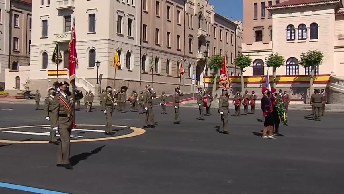 Acto del día de las Fuerzas Armadas celebrado en Barcelona