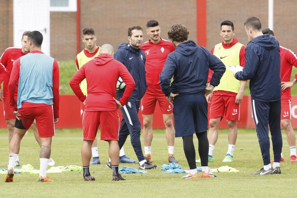 Entrenamiento del Sporting