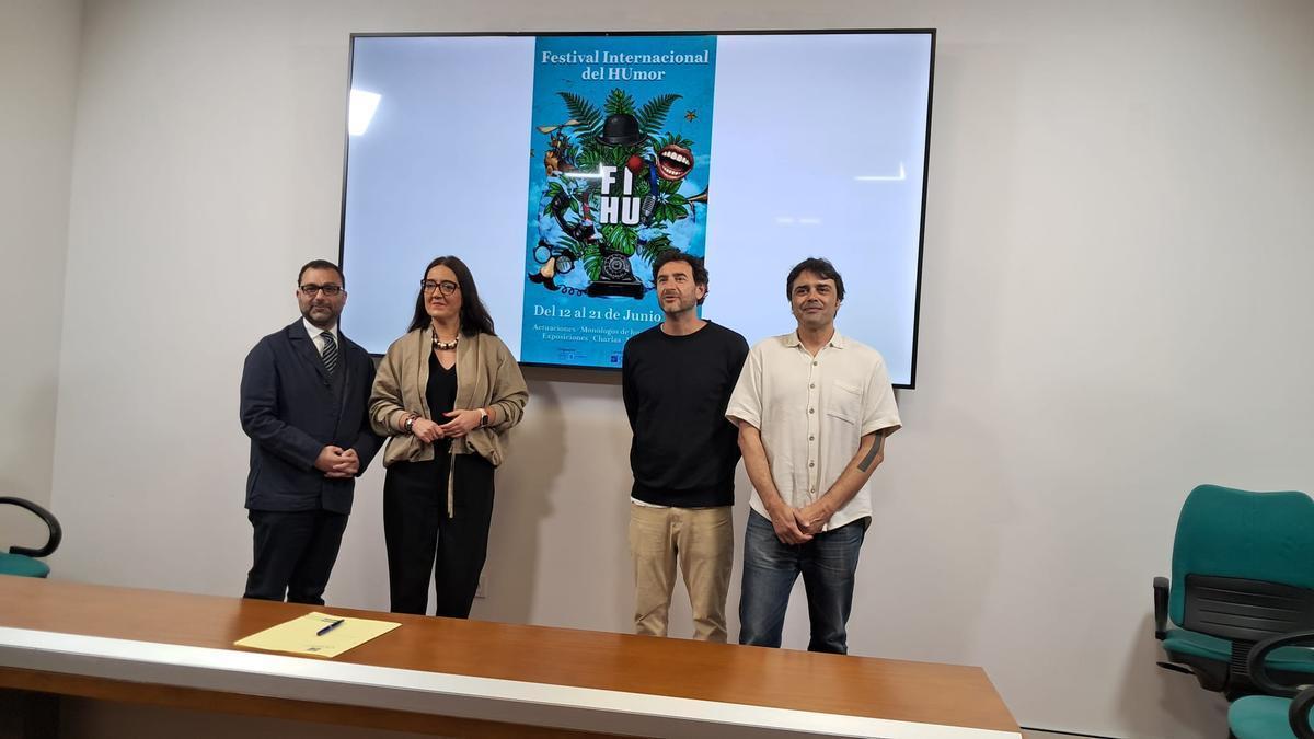 Por la izquierda; David Álvarez, Covadonga Díaz, Joaquín Pajarón y Santiago Segret.