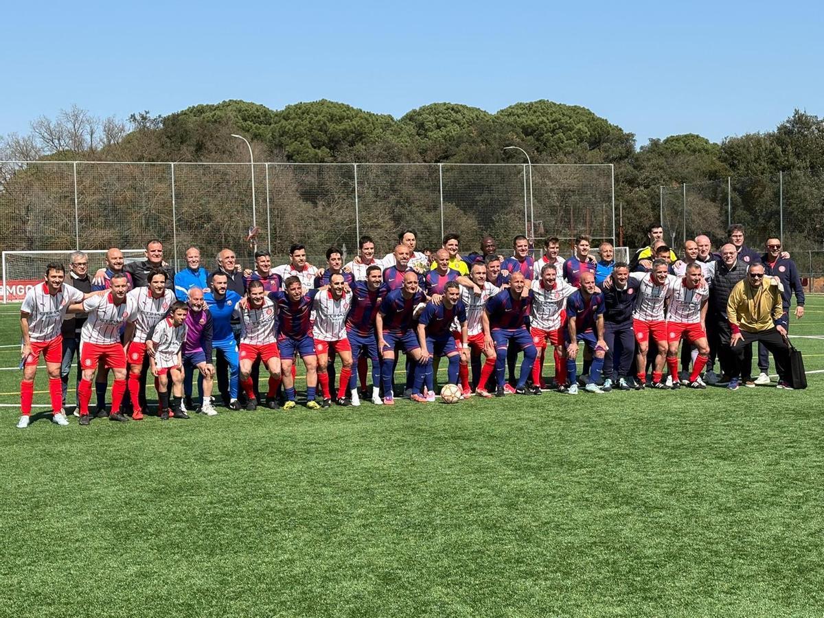 Els jugadors dels dos equips.