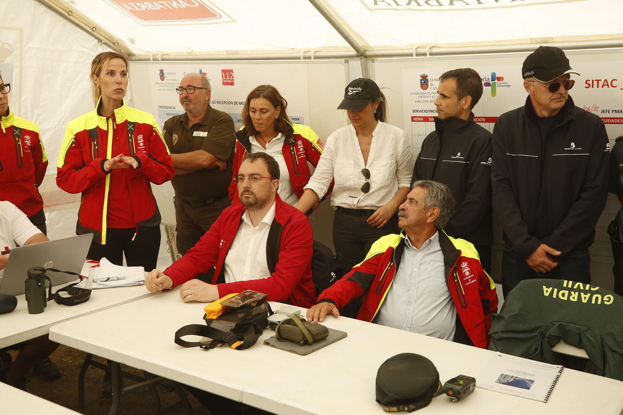 EN IMÁGENES: Así ha sido el simulacro de rescate en los Picos de Europa