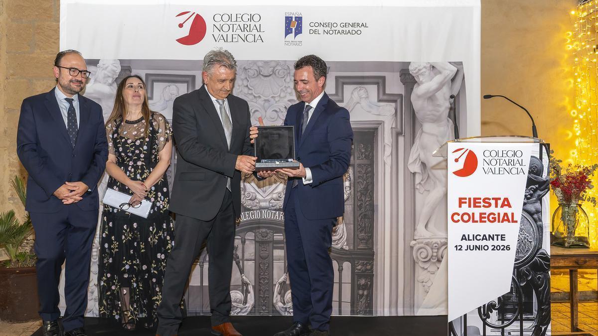 Un moment de l’entrega del guardó