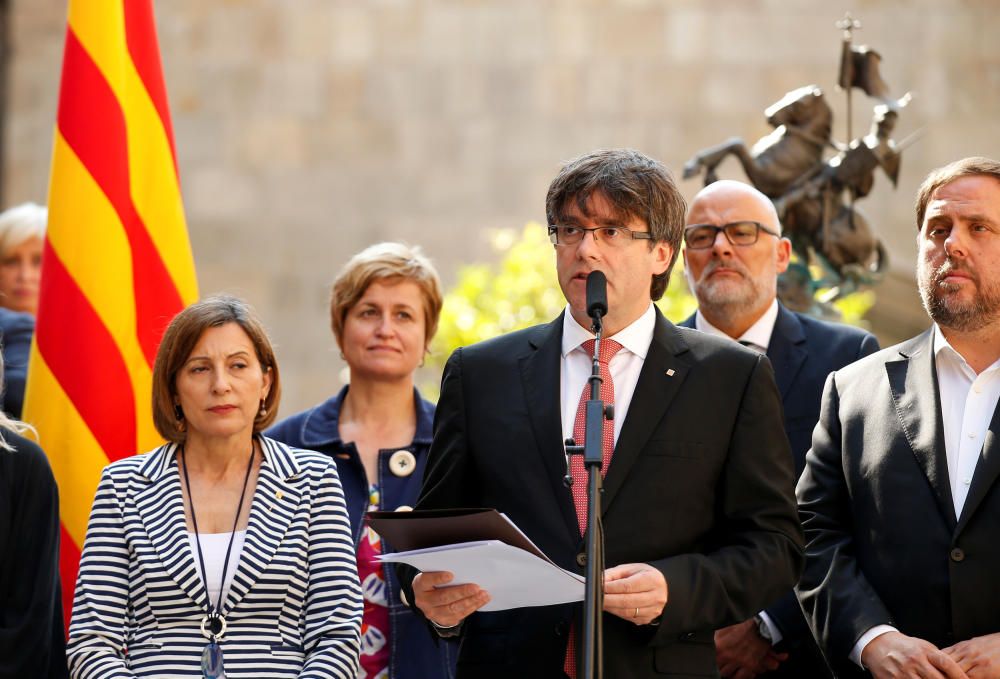 Puigdemont fixa la data i la pregunta del referèndum