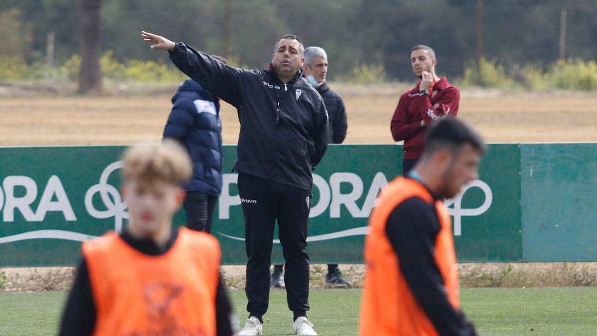 Germán Crespo, en la sesión de entrenamiento de hoy en la Ciudad Deportiva.